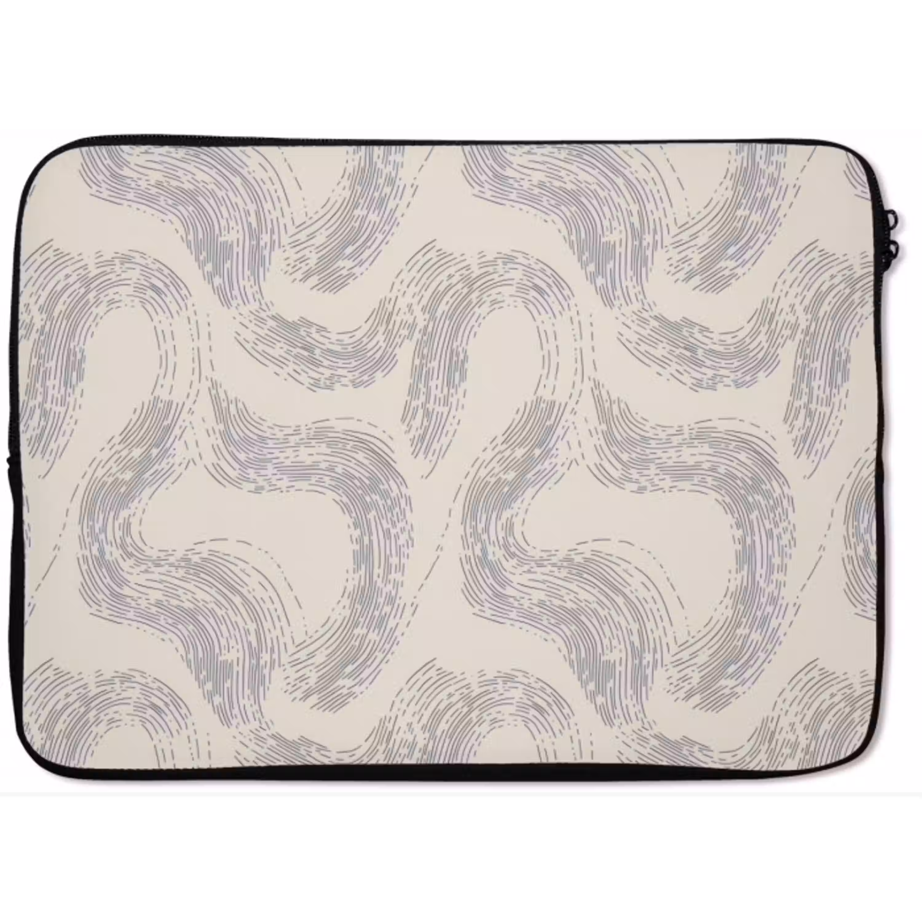 Lijnen - Patroon - Beige - Minimalistisch laptophoes neopreen klein 279 -zkaufland3dotto