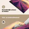 Lavendelveld - Quote - Zonsondergang Inductie beschemer met haakjes klein -ky-schoon-nl