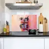 Planken - Boeken - Bladeren Inductie beschemer met haakjes klein -sfeer2