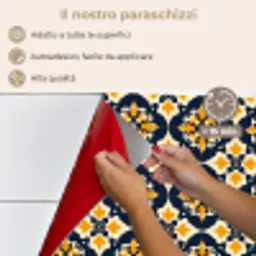 Patroon - Siertegel - Kleurrijk keuken achterwand spatscherm klein 900 -spatscherm_IT