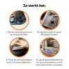 Roze - Blauw - Camouflage Inductie beschermer vinyl 3mm klein 276 -zzzzzzz-td-werking