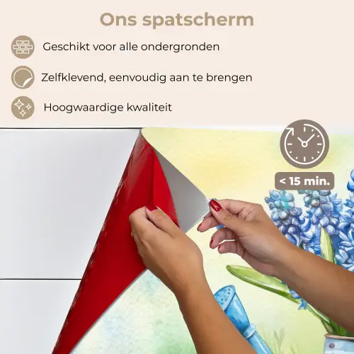 Gieter - Lavendel - Bloesems keuken achterwand spatscherm klein -spatscherm_NL