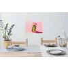 Augurken - Pot - Schaduw - Roze Muursticker klein -eettafel