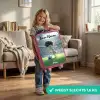 Jongen - Stadion - Voetbal - Zonlicht Kinderkoffer - Roze klein -sfeer2_NL