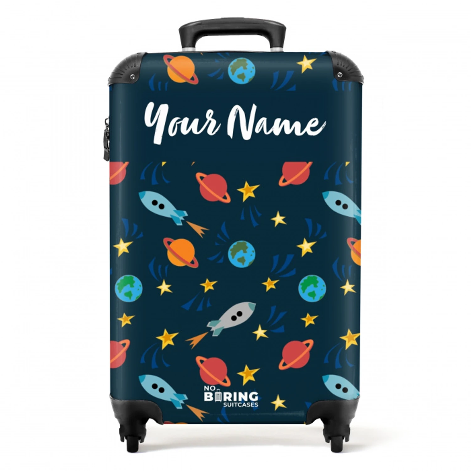 Ruimteraketten NBS - Handbagage koffer - Kinderen Unisex middel -productfoto_recht
