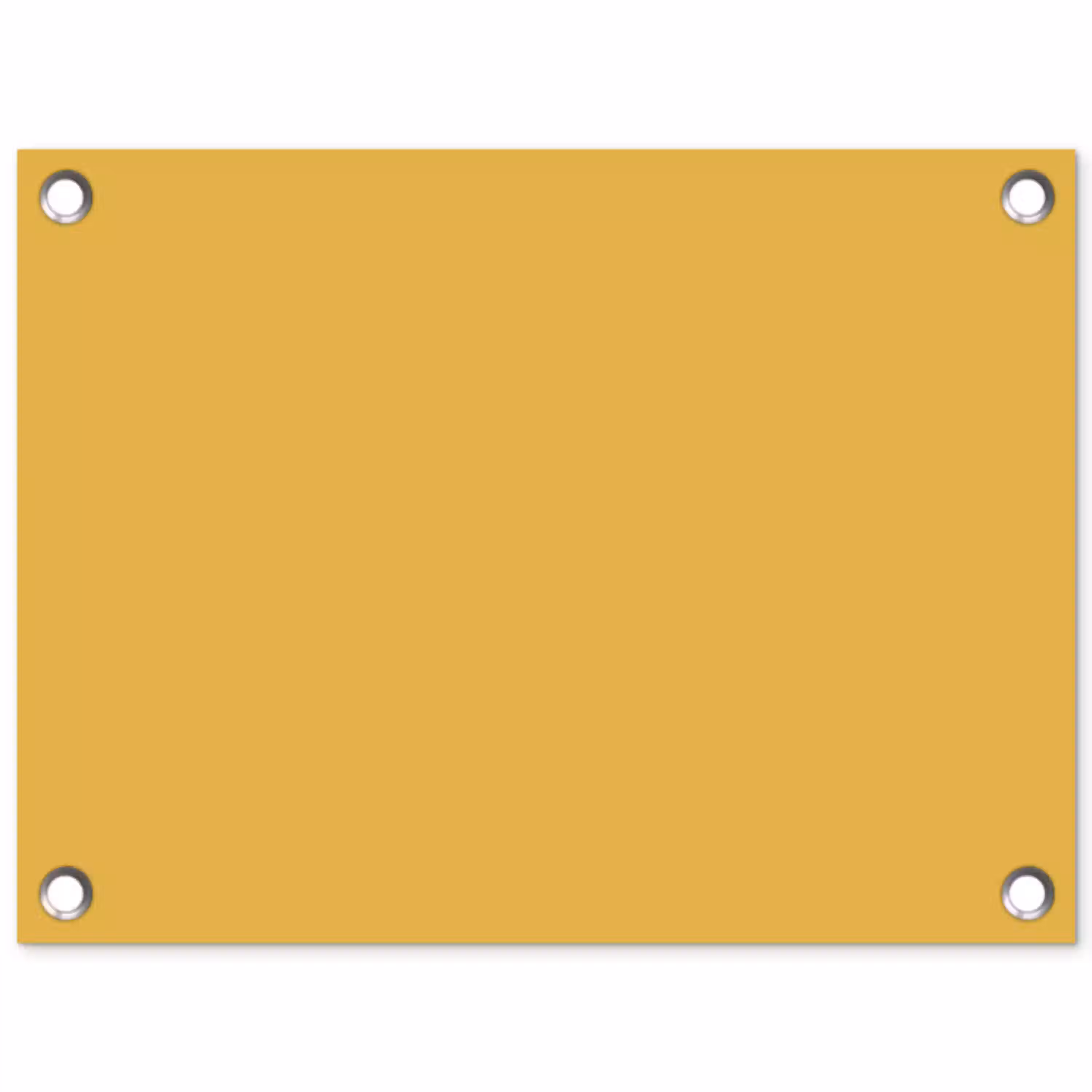 Joyful - Mustard - Geel tuinposter los doek klein 239 -3d