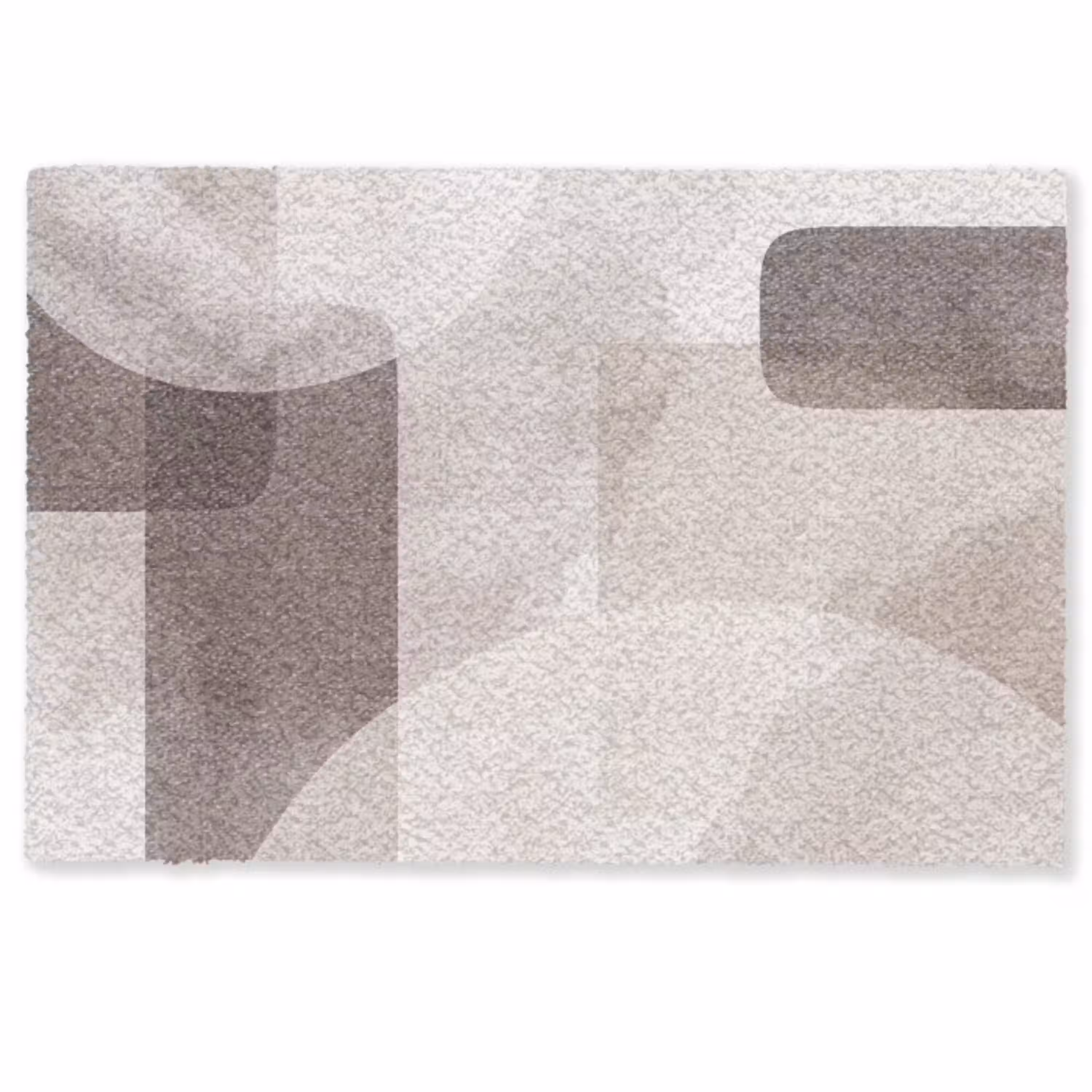 Abstracte vormen - Beige Deurmat klein -zkaufland3d