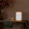 Borden - Bloemen - Patroon - Blauw Light Box met kabel (Tafellamp) klein 925 -sfeer4