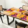 Aap - Kimono - Bloemen - Hoofdtooi Placemat vinyl groot -zzsfeer4_Kitchenyeah-website