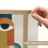 Geometrisch - Strakke vormen - Kleurrijk Light Box met batterij (Wandlamp) middel -USP_websiteprintNL