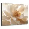 Close up - Pioenroos - Wit Textielframe zwart klein -3d