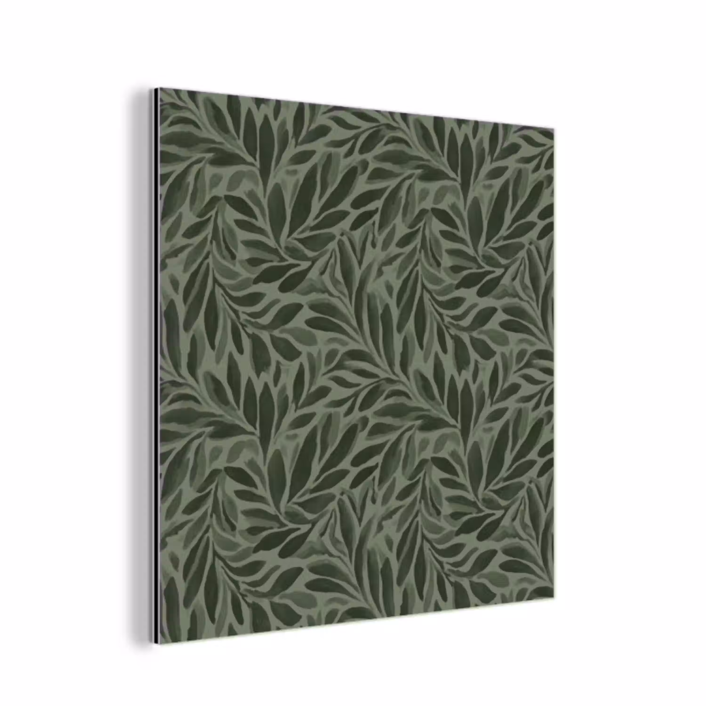 Bladeren - Organisch - Groen aluminium wit klein 46 -3d