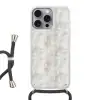 Grijs - Beton - Verweerd Hoesje iPhone 16 Pro Max met koord klein 804 -3d