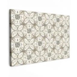 Antiek - Tegel - Beige Tuinposter op houten frame 2 cm dik klein 845 -3d