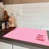 Yes you can do it - Rood - Roze Inductie beschermer vinyl 3mm klein -sfeer3