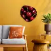 Rood - Fruit - Kersen Wandcirkel Organisch Forex 3mm klein -sfeer4