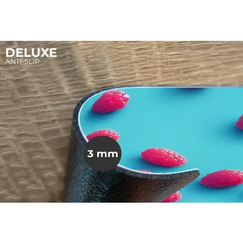 Blauw - Frambozen - Roze Placemat vinyl groot 368 -closeup