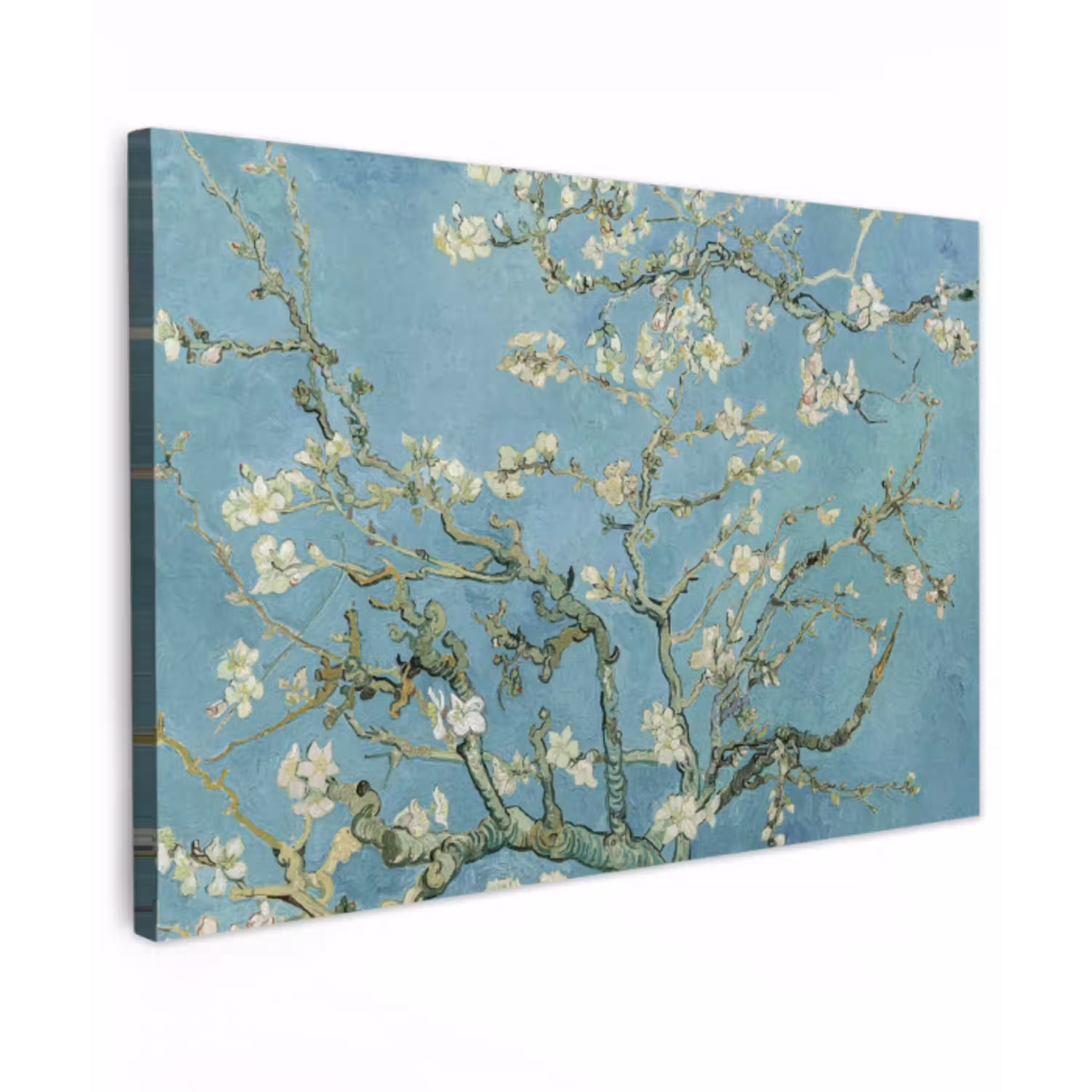 Van Gogh - Amandelbloesem - Oude meesters - Kunst - Vintage canvas 2cm klein -z3d