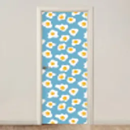 Eieren - Dooiers - Blauw deurposter klein 289 -3d_beige