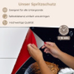 Kokosnoot - Stilleven - Water - Zwart - Fruit keuken achterwand spatscherm klein -spatscherm_DE