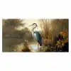 Reiger - Water - Planten Muismat XXL klein -3d_leeg