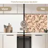 Bloesem - Koolmees - Roze keuken achterwand 2 middel 871 -voor-na2_NL