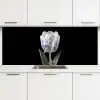 Tulp - Patroon - Blauw keuken achterwand 2 middel -3d