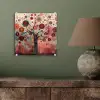 Levensboom - Bloemen - Roze - Hippie - Kunst plexiglas 5mm klein -sfeer3