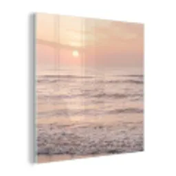 Zon - Strand - Roze plexiglas 5mm klein -z3d