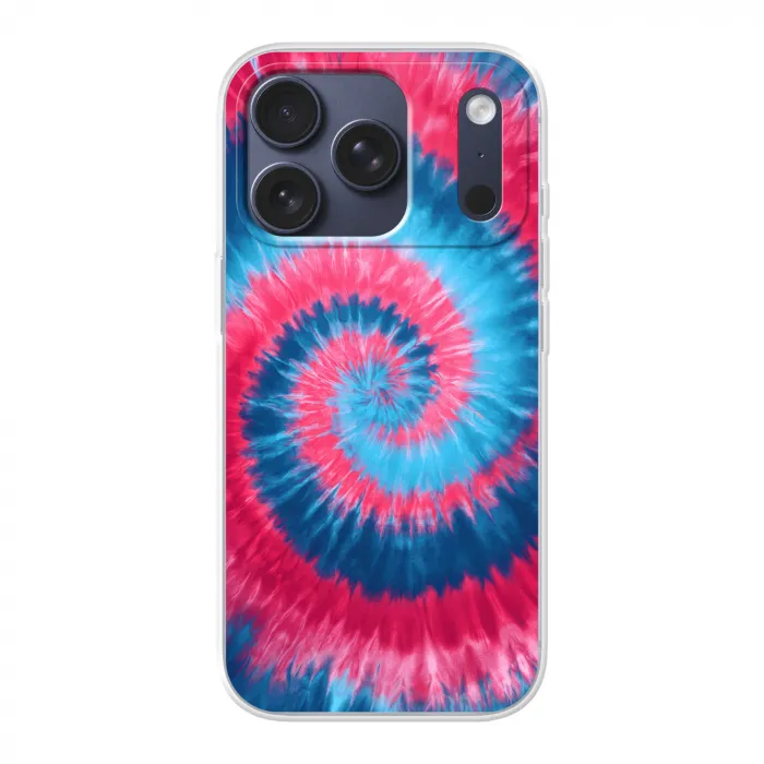 Spiraal - Roze - Draaiend Telefoonhoesje iPhone 17 Pro klein -3d