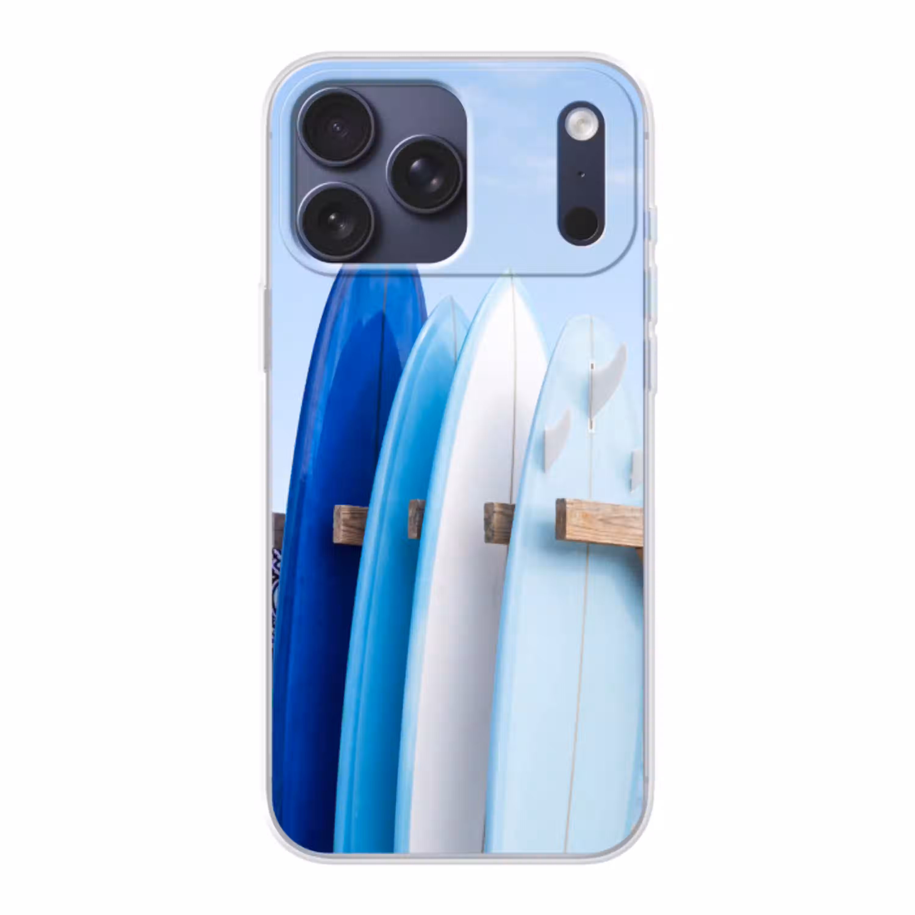 Surfplank - Strand - Zomer - Blauw - Water Telefoonhoesje iPhone 17 Pro Max klein -3d