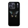 Vlinder - Metaalachtig - Geometrisch patroon Telefoonhoesje iPhone 17 Pro klein -3d