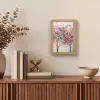 Kunst - Bomen - Natuur - Acryl Light Box met kabel (Tafellamp) klein -sfeer2