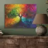 Boom - Kleurrijk - Modern - Abstract PET vilt klein -sfeer2