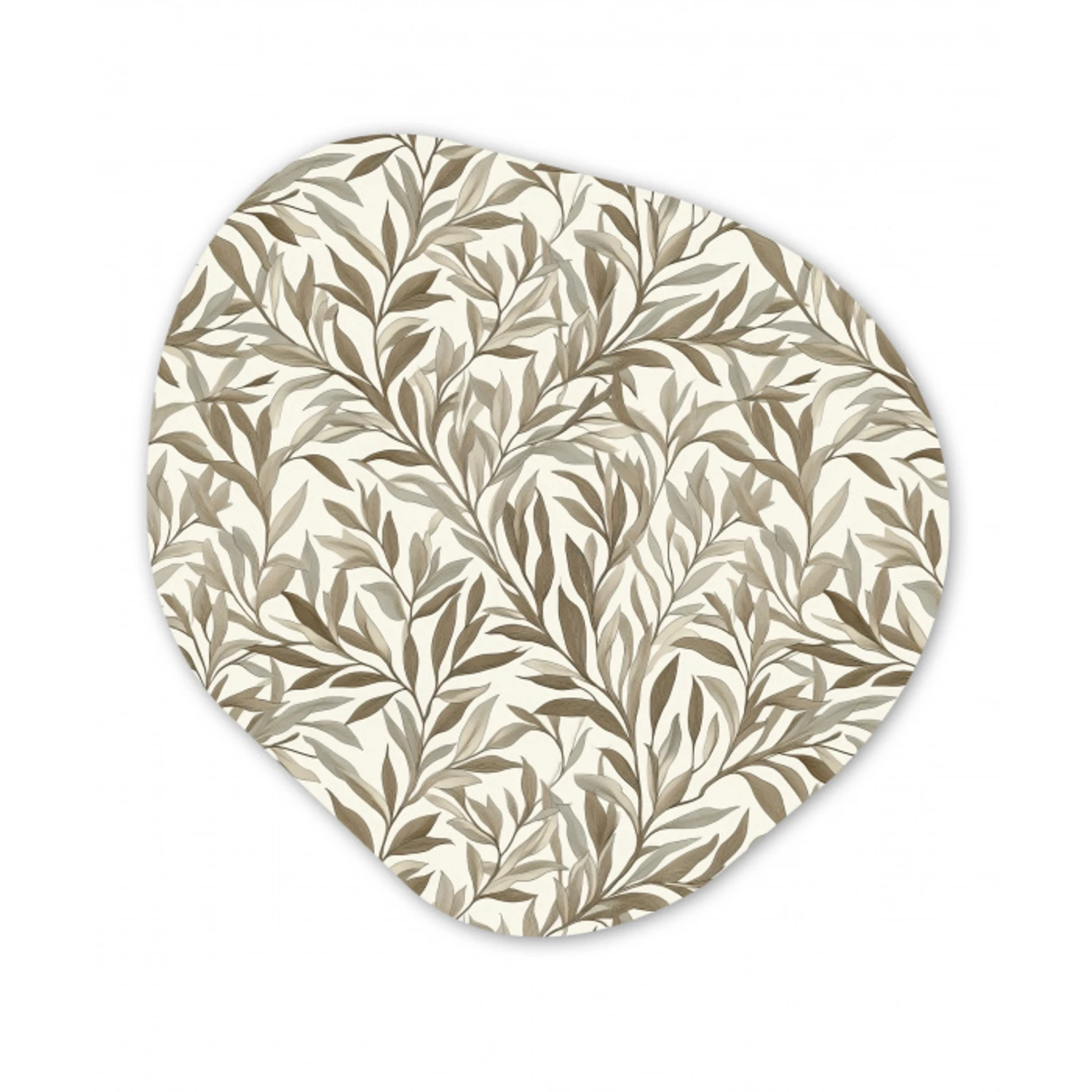 Takken - Botanisch - Taupe Wandcirkel Organisch Forex 3mm klein 629 -3d