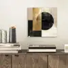 Abstract - Goud - Zwart - Kunst plexiglas 5mm klein -sfeer1