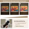 Bloem - Verflook - Modern - Abstract - Kleuren Light Box met batterij (Wandlamp) middel -USP_dimbaarNL