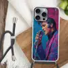 Zingende man - Glitterjas - Microfoon Hoesje iPhone 16 Pro Max met koord klein -sfeer4