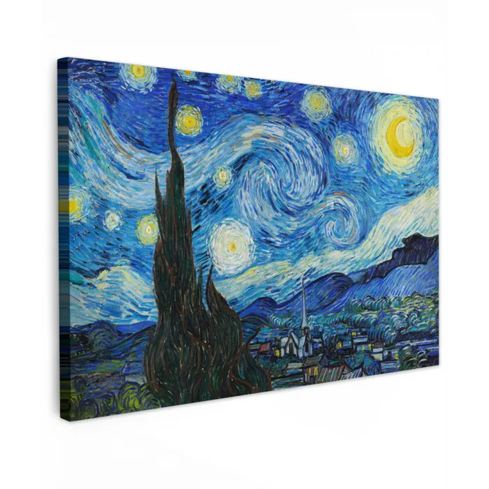 De sterrennacht - Vincent van Gogh canvas 2cm klein -z3d