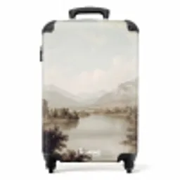 Klassiek - Landschap - Sereen NBS - Handbagage koffer - Volwassenen Unisex middel -productfoto_recht