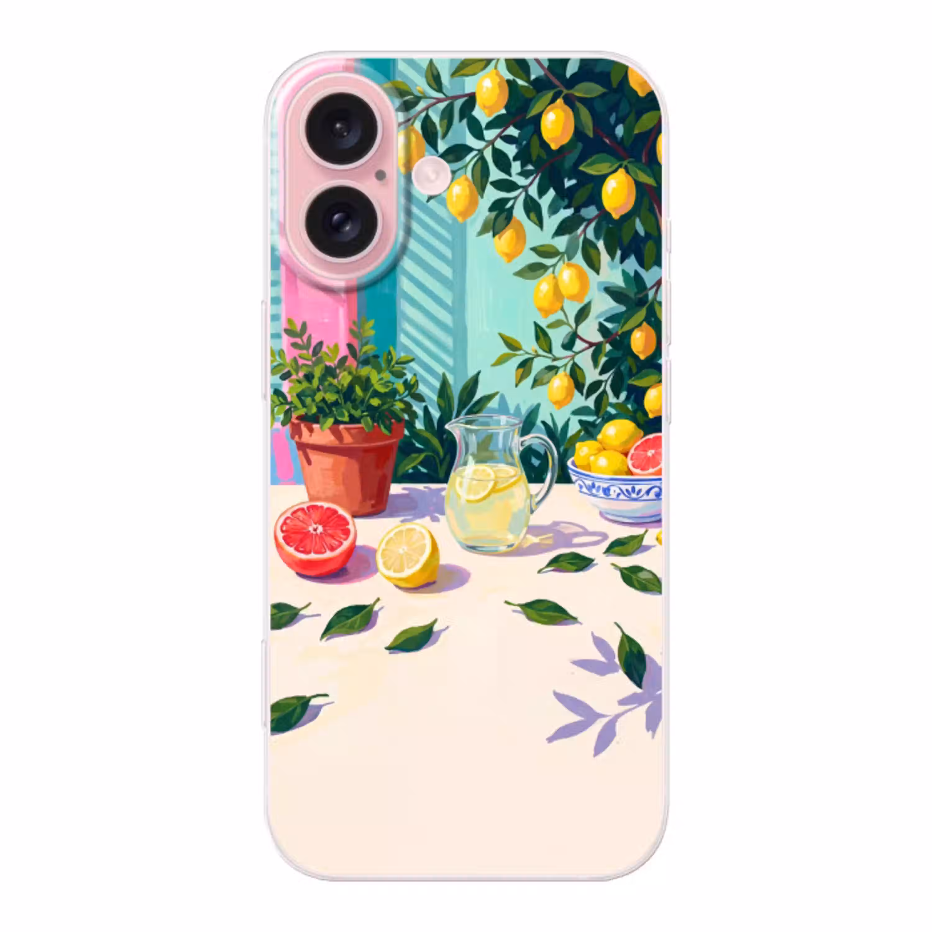 Citroen limonade zomer Apple iPhone 16 klein -3d