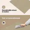 Zandkleur - Korrelige structuur - Beton Inductie beschemer met haakjes klein 777 -ky-schoon-nl