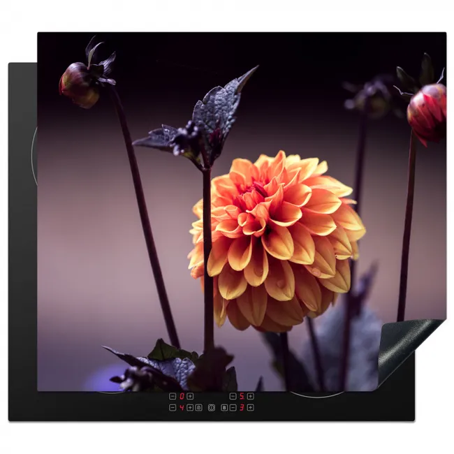 Herfstgloed in Bloei Inductie beschermer vinyl 3mm middel -3d