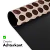 Stippen - Patroon - Bruin Muismat XXL klein 681 -sfeer2