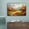 Landschap - Illustratie - Natuur canvas 2cm klein -sfeer4
