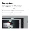 Quote - Neon - Hond - Kokskleding Muismat XXL klein -sfeer5