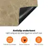 Beige - Marmer - Witte aders Inductie beschermer vinyl 3mm klein 276 -zzzzzzz-td-onderkant