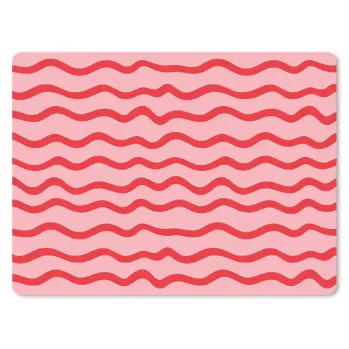 Speels - Patroon - Rood muismat rubber klein 262 -3d