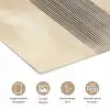 Boog -  Strepen - Minimalistisch - Zwart poster papier klein -closeup_NL