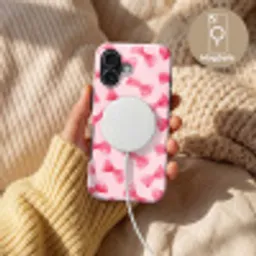 Strikken - Aquarel - Roze Toughcase MagSafe Apple iPhone 17 klein 1017 -USP_MagsafeV